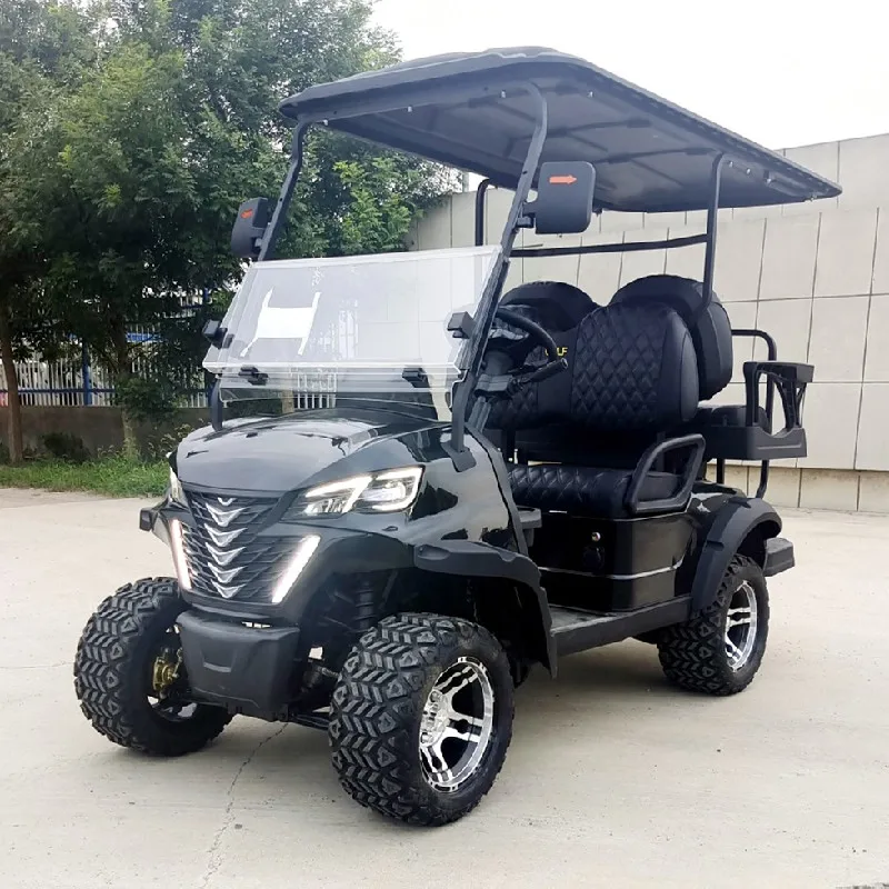 2023 New Power Battery Power Electric Stable Quality Long Durability Buggy/Golf Carts Price 4 Person