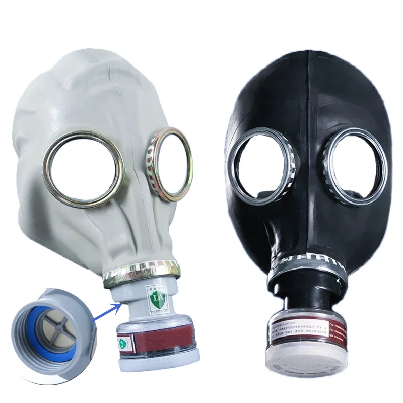 Chemical Resin Mask Industrial Safety Full Face Gas Mask Paint Workplace Safety Carbon Filter Box