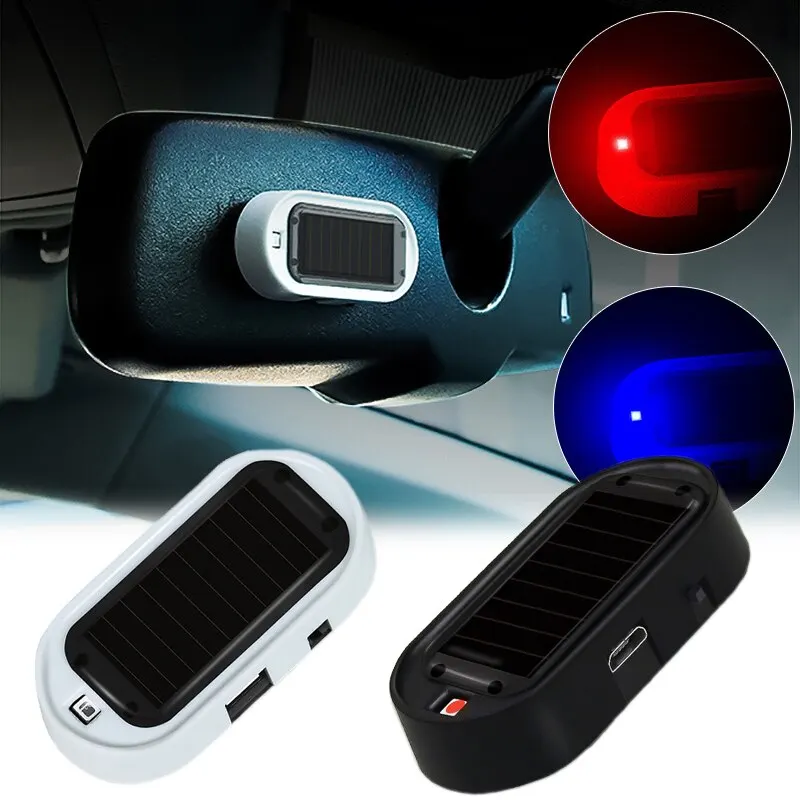 Strobe Signal Security System Universal Flash Warning LED Light Alarm Lamp Car Solar Power