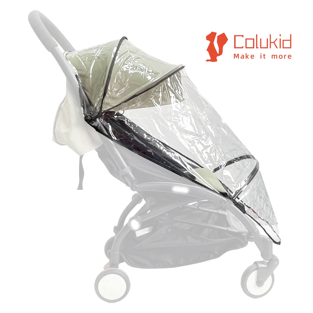 COLU KID® Baby Stroller Accessories Rain Cover Waterproof EVA Cover Compatible with Yoyo Yoyo2 Yoya