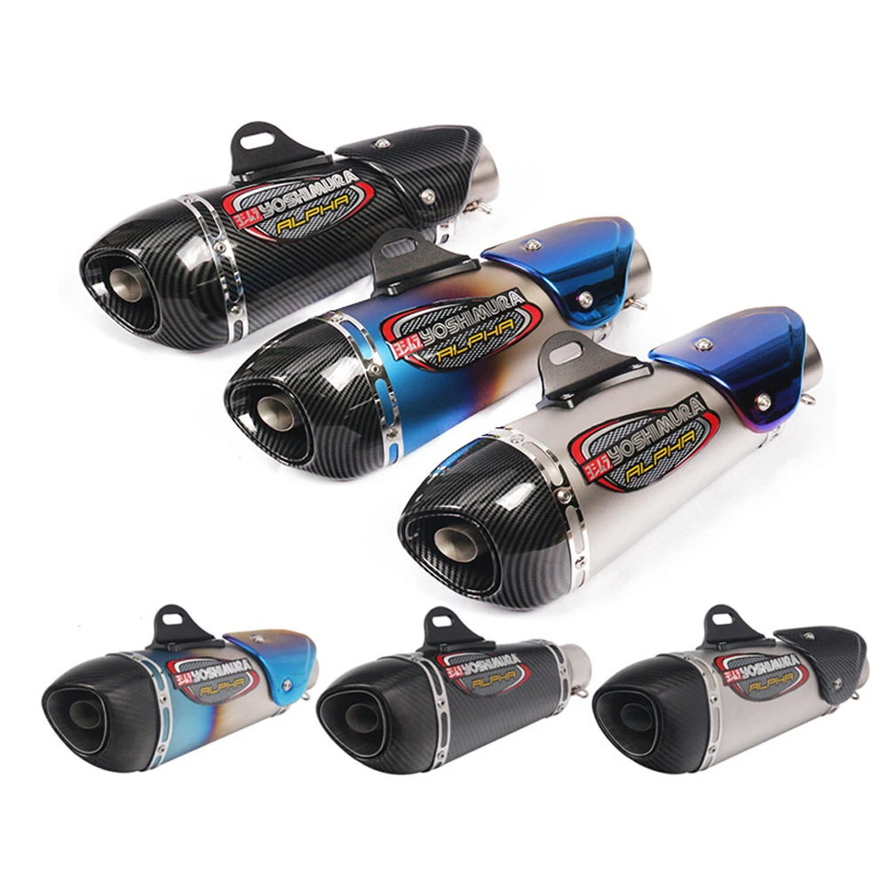 Universal 51mm motorcycle exhaust alpha muffler for R3 MT07 FZ1 R6 R15 ZX6R ZX10 Z900 Z400 1000