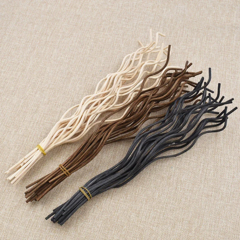 20Pcs Diffuser Stick Long Wavy Rattan Reed Fragrance Diffuser Replacement Refill Air Freshener Stick