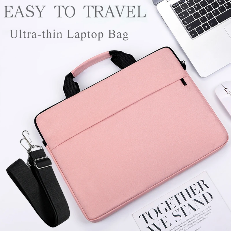 Laptop Bag Women 2023 13.3 14.1 15.6 17 Inch Office Notebook Sleeve Case Travel Computer Handbag
