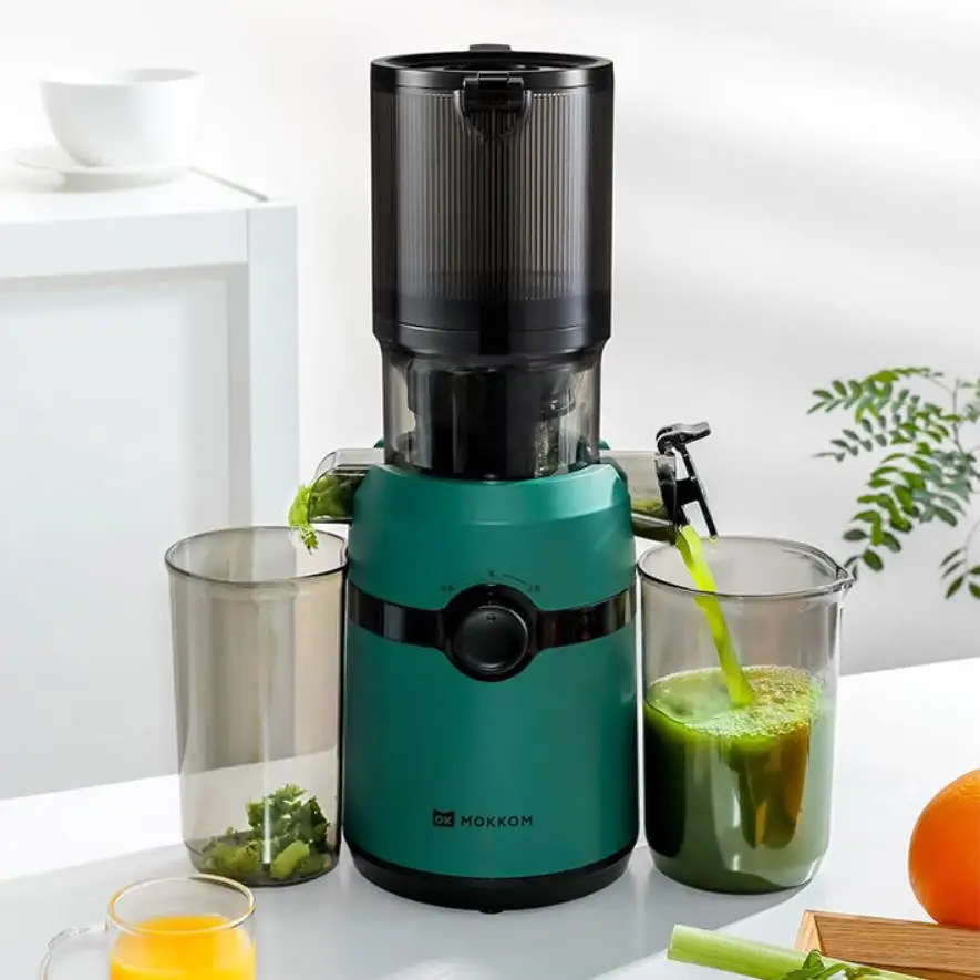 Groß kaliber Original Saft Maschine Rückstände Trennung Haushalt langsame Obst Gemüse Multifunktion