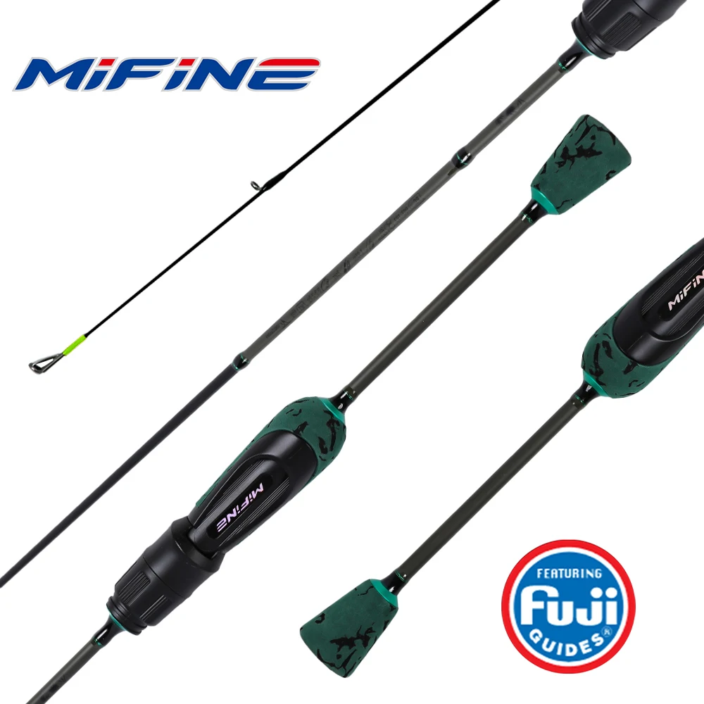 MIFINE SHOWTIME XUL Ultralight Spinning Fishing Rod Lure 0.3-2G 30T Carbon Fiber Fuji/RA Rings