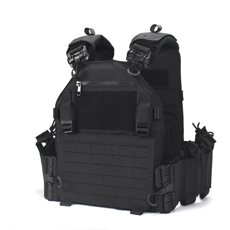 Quick Release Taktische Weste Jagd Männer Platte Träger Brust Rig Kampf Rüstung Westen Outdoor CS