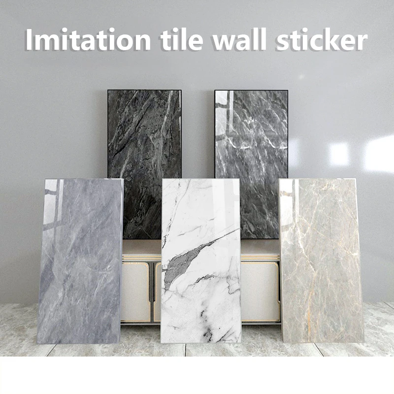 Imitation Keramik fliesen Wanda uf kleber Tapete selbst klebende 3D-Wanddekoration Badezimmer