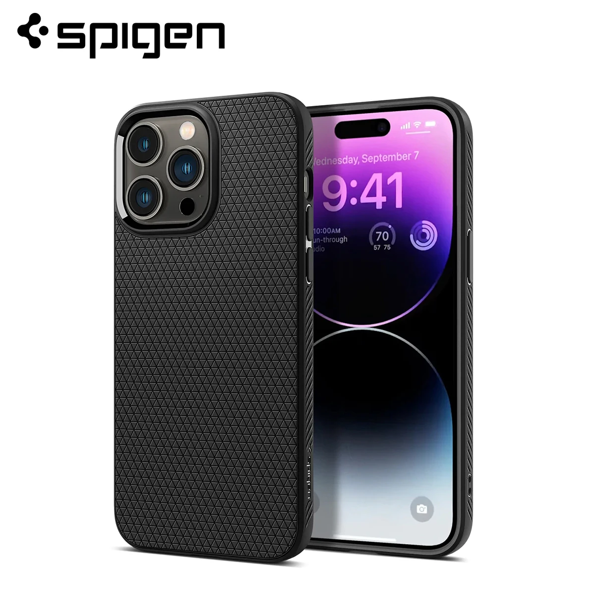 Spigen-Capa de armadura de ar líquido para iPhone  15 Pro Max  15 Pro  15 Plus  2023