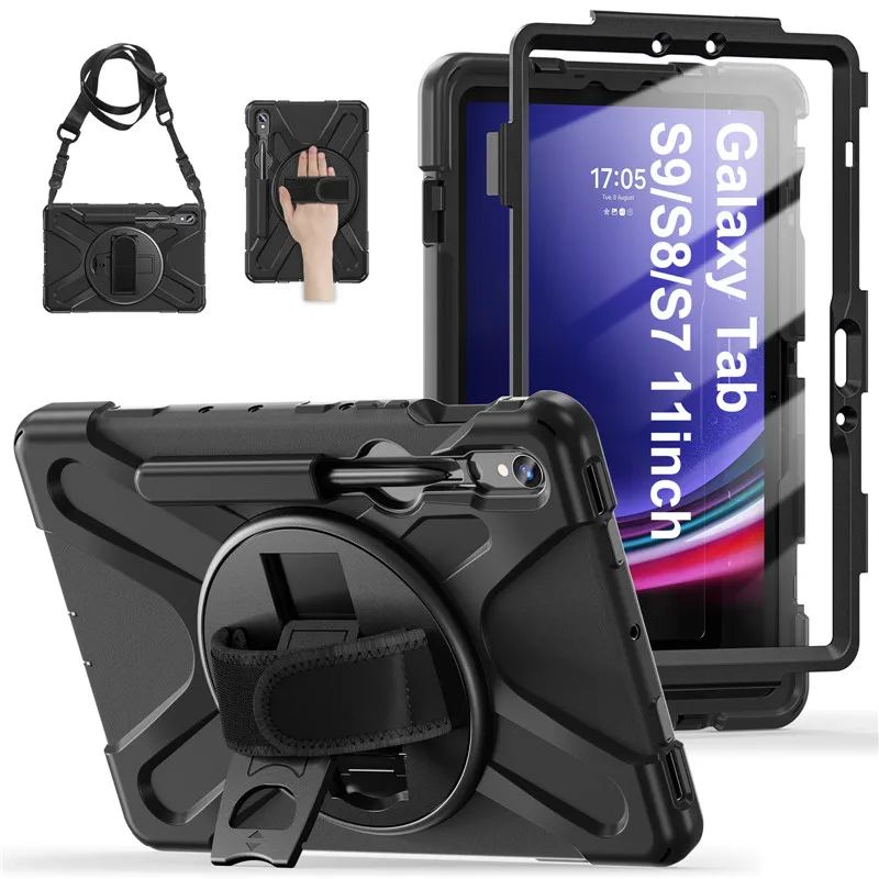 Kids Shockproof Tablet Cover For Samsung Galaxy Tab S9 S8 Ultra 14.6 S7 11" Plus FE 12.4 Inch Case