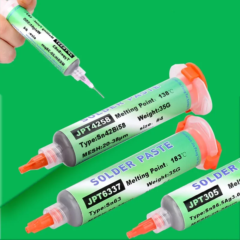 Needle Tube Solder Paste 138/151/183℃  USB LED BGA Welding Tool Set Tail Plug Maintenance Syringe