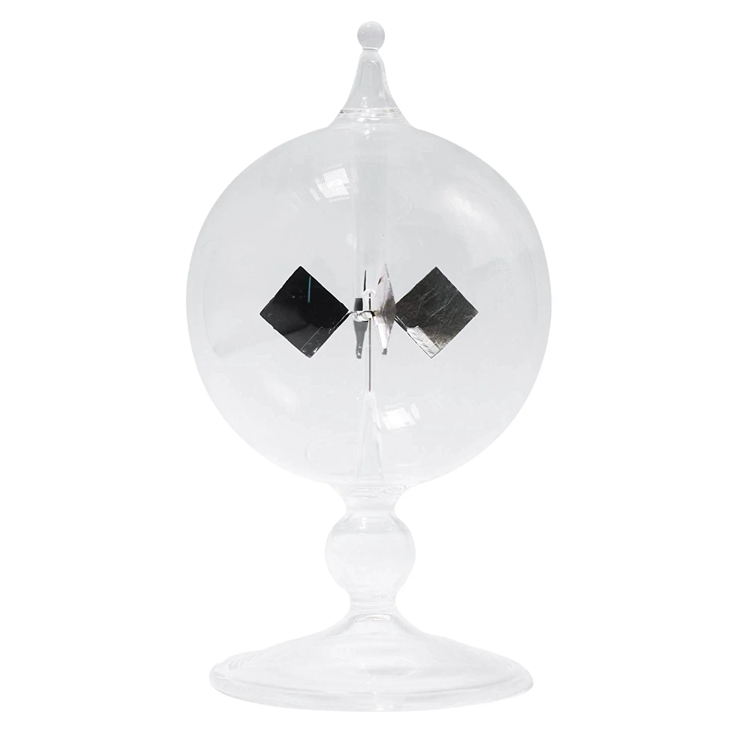 Klare Solarenergie Radiometer Sonnenlicht Energie Spinn schaufeln Glas Radiometer Wissenschaft