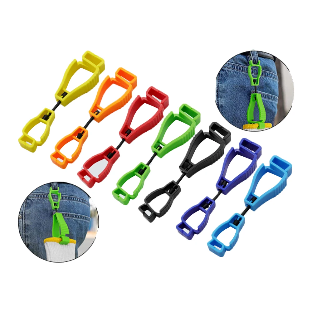 5 Stück Handschuh clip Kleiderbügel Sicherheits handschuh halter Kunststoff Arbeits handschuhe Clips
