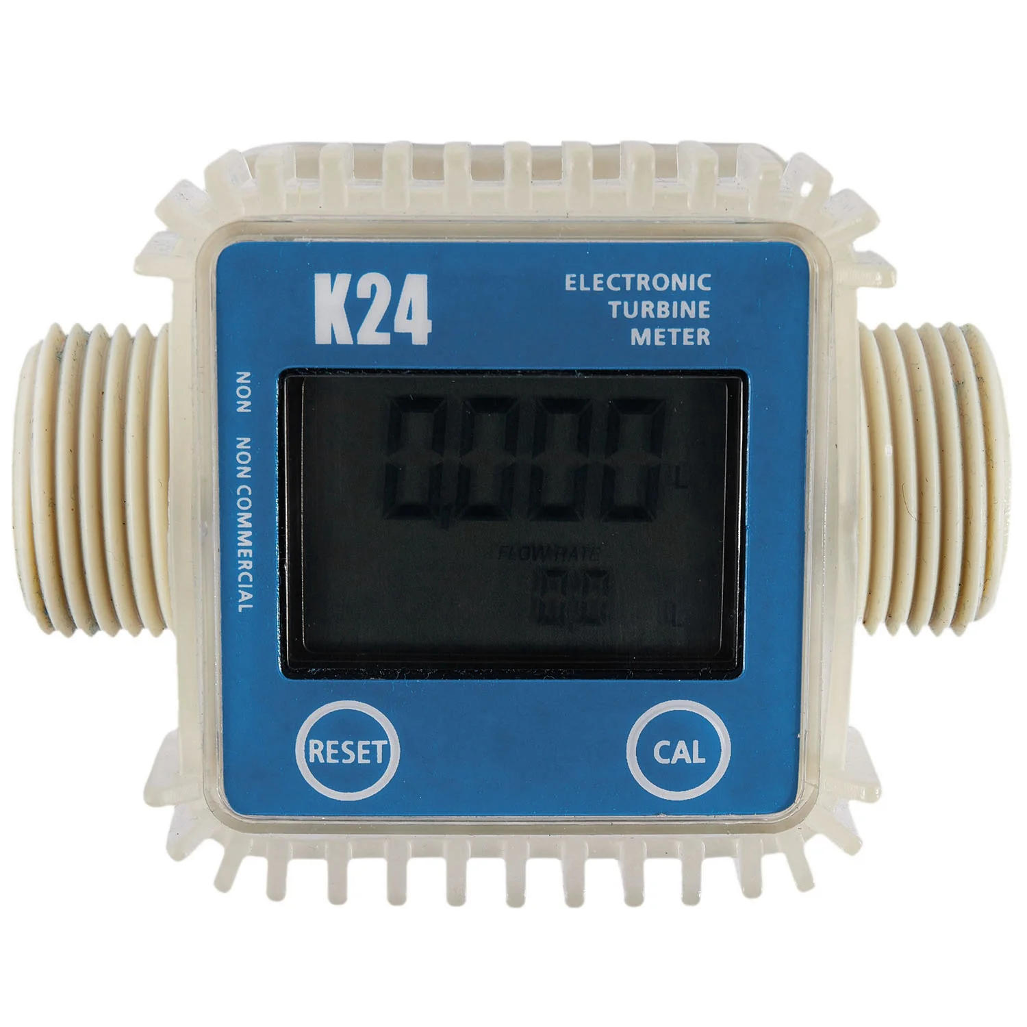 1 Stück k24 lcd Turbine digitaler Kraftstoff durchfluss messer weit verbreitet für chemisches Wasser