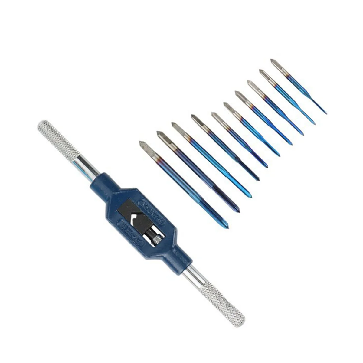 10pcs m1-m 3,5 Gewinde bohrer mit verstellbarem M1-M8 schlüssel Maschinen gewinde bohrer für Metall