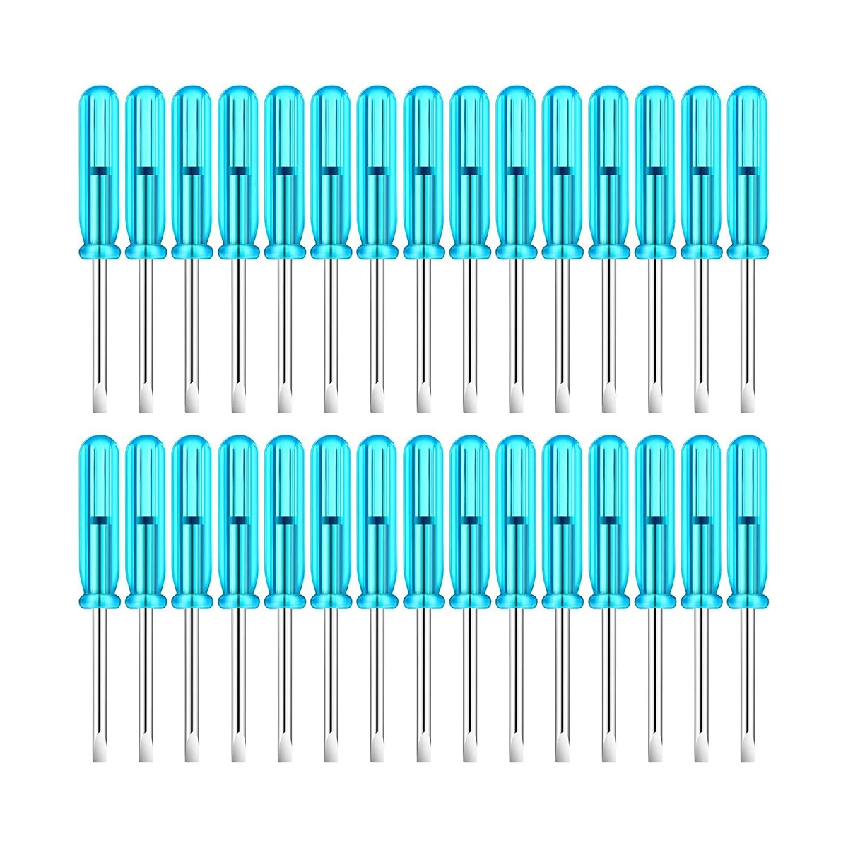 100-teiliger Mini-Schlitz schrauben dreher, 2,0mm Flach kopf, 45mm Länge für die Reparatur von