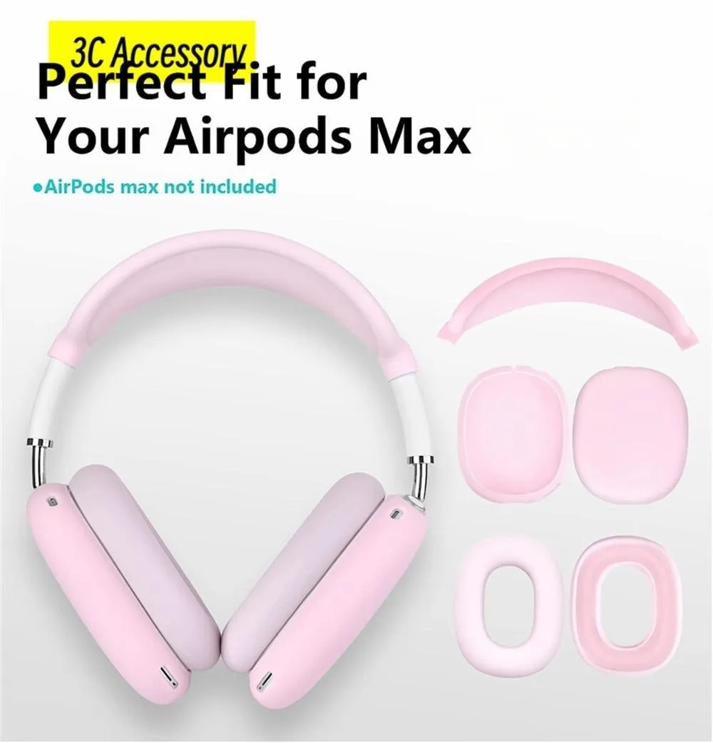 2/3 in1 Case For Airpods Max Earphone Case Anti-Scratch For AirPods Headset kits Accessories Protect