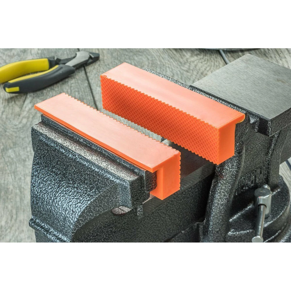 Brand New Durable Hot Sale Jaw Pads Bench Vice Pad Jaw Rubber 2 Pcs 4.5/6 Inch Accessories High