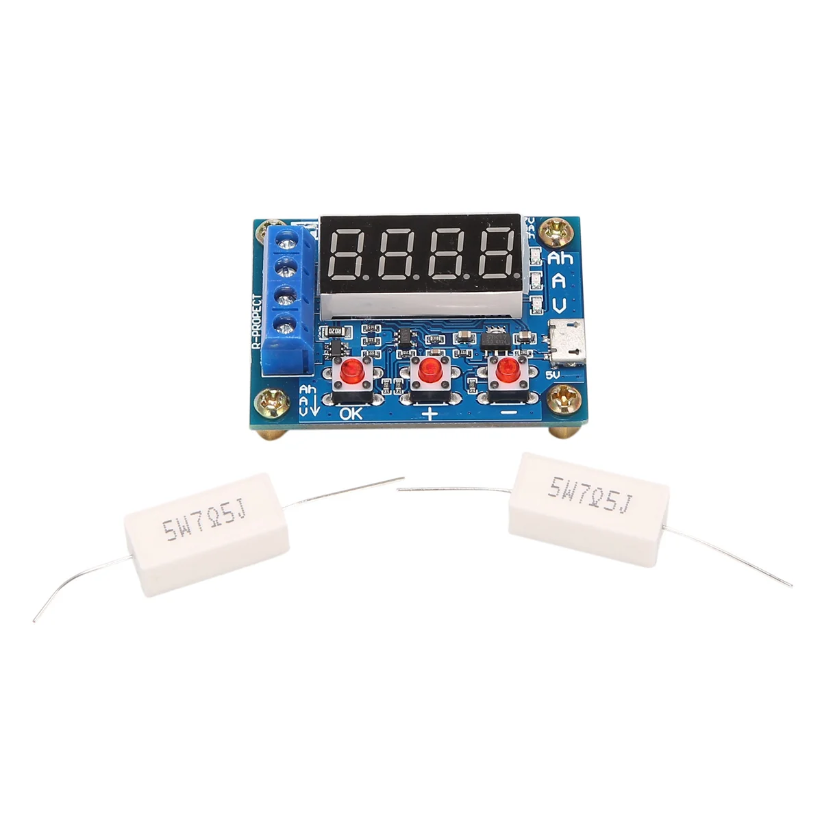Zb2l3 Batterie tester LED Digital anzeige Lithium batterie Strom versorgung Test widerstand