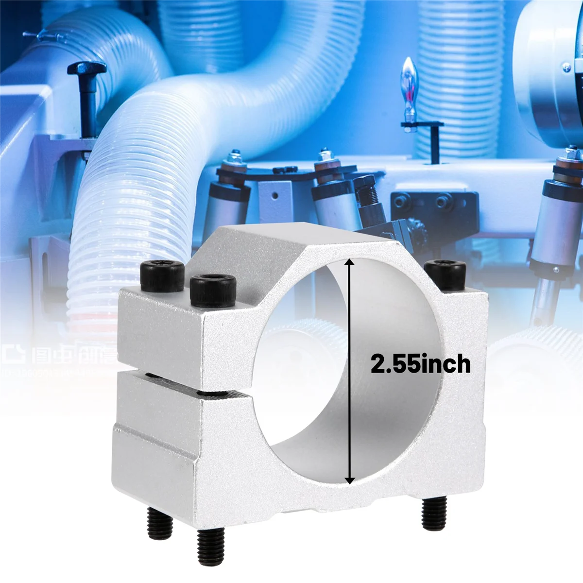 1 Stück Spindel CNC Fräsmaschine Motor mit 4 Schrauben Spindel klemme Montage halterung 65mm