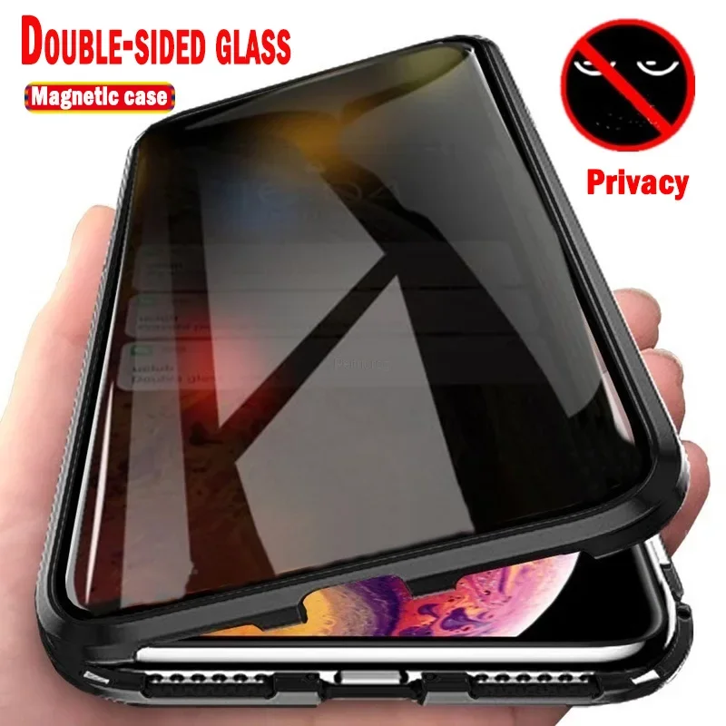 Anti-Peep-Magnet-Schutzhülle für Samsung Galaxy S23 S22 S21Ultra S21 S20 Fe S10 S9 S8 plus Note 20