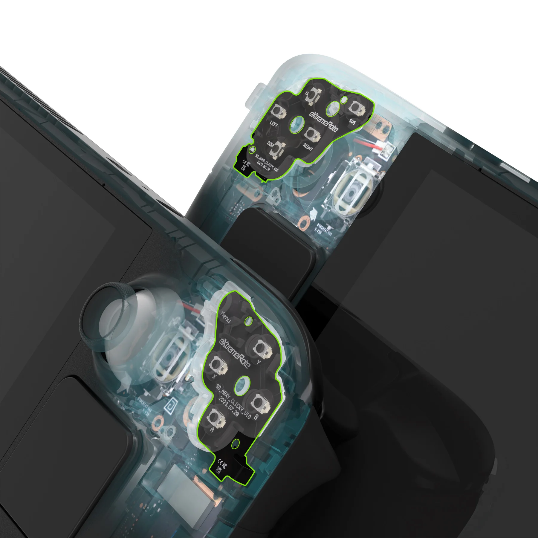 Extreme rate Gesicht Clicky Kit für Steam Deck LCD-Handheld-Konsole  benutzer definierte