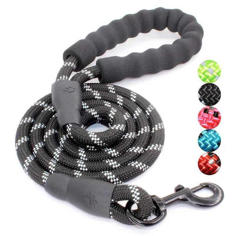 1.5m Pet Leash with Reflective & Comfortable Padded Handle for Small  Medium and Large Dogs