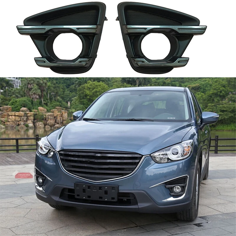 Für Mazda CX-5 CX5 2015 2016 2017 Nebels chein werfer Linsen abdeckung Front stoßstange Nebels chein