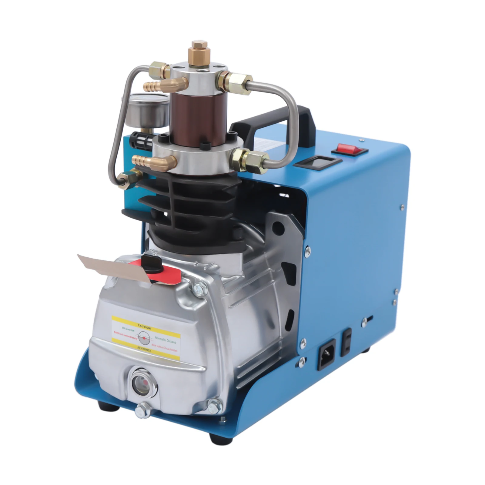 30mpa Hochdruck luftpumpe elektrischer aufblasbarer PCP-Luft kompressor 4500psi 220v mit Wassers ch