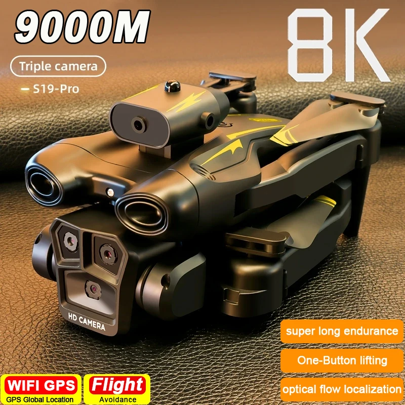 Für xiaomi s19 ultra drone profession elle 8k Dual-Kamera-Luftbild flugzeuge dreiachsige