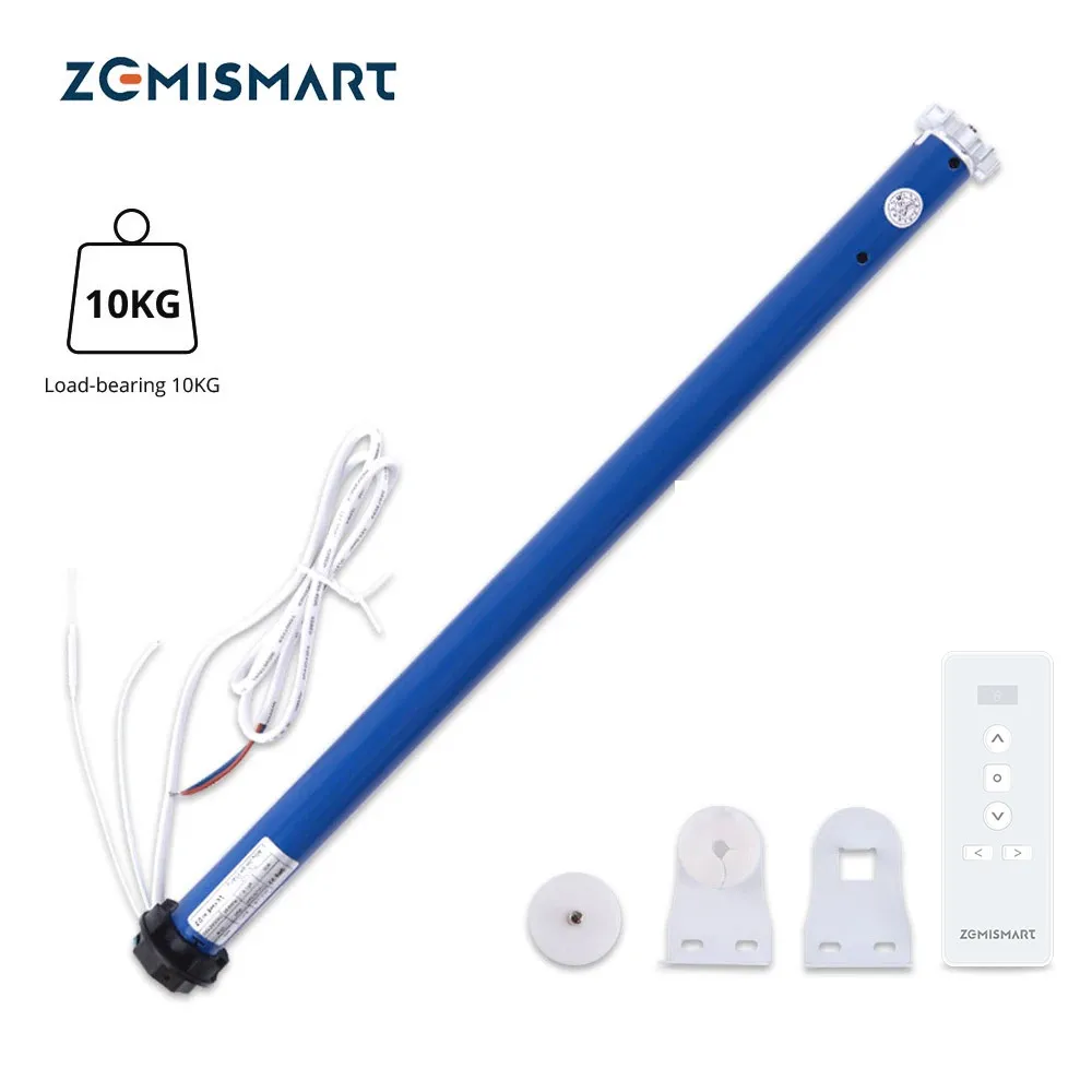Zemi smart tuya wifi 2n elektrische jalousien motor für 38mm rohr smart rohr jalousien smart life