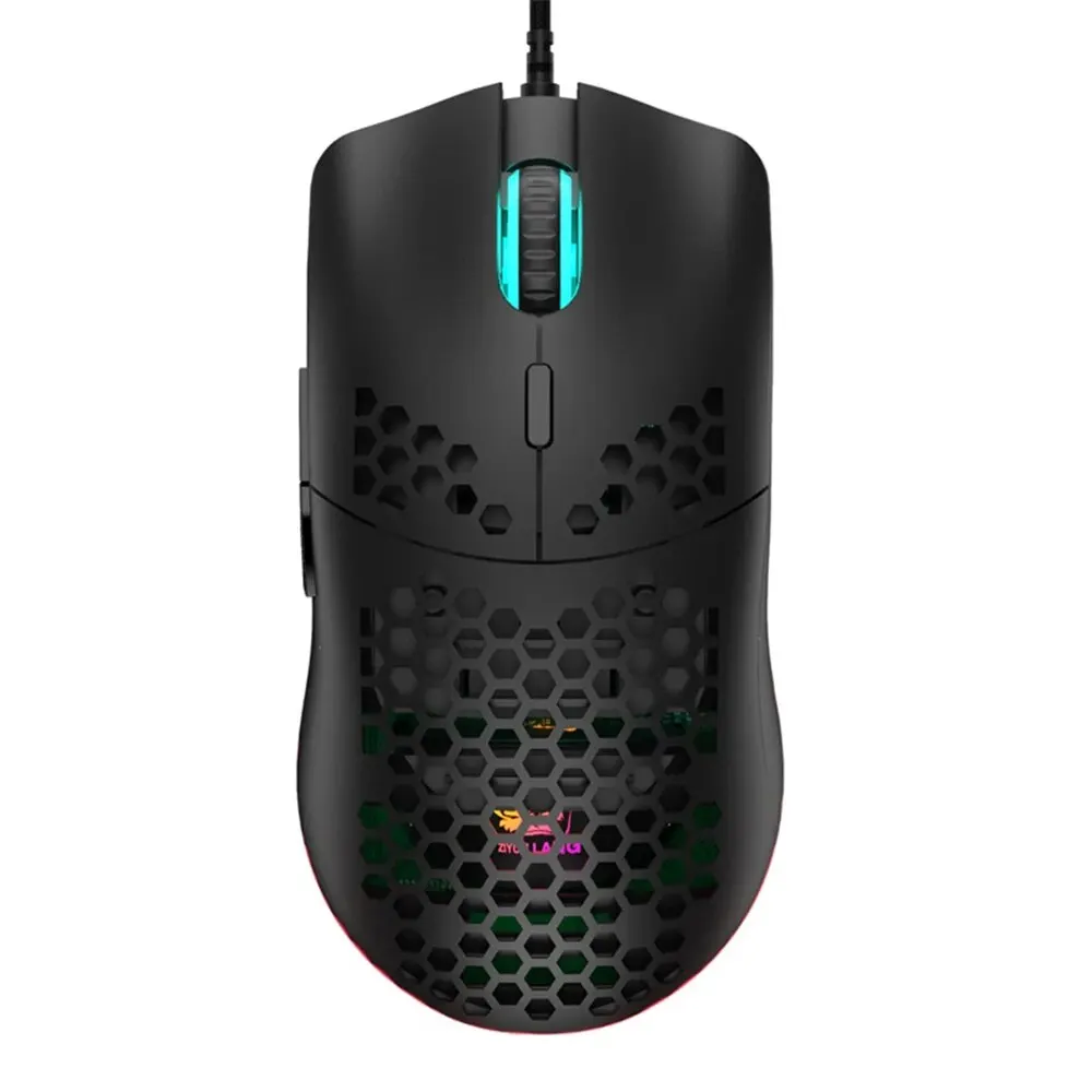 M1 Wired Lightweight Gaming Mouse 69g Ultralight Honeycomb Shell RGB Chroma Backlit 6400 DPI