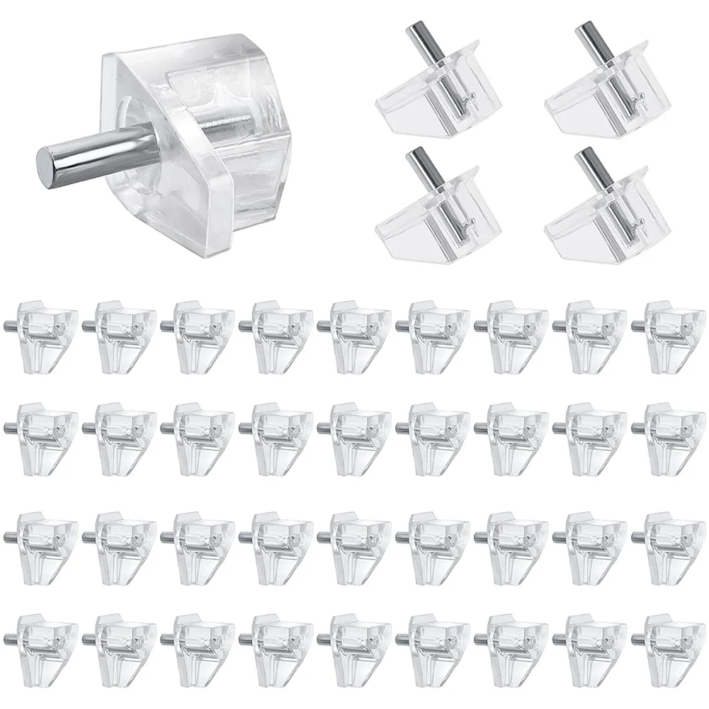 20 Stück 3 mm Regals tifte klare Stütz stifte Schrank regals tifte Clips Regals tütz stifte für
