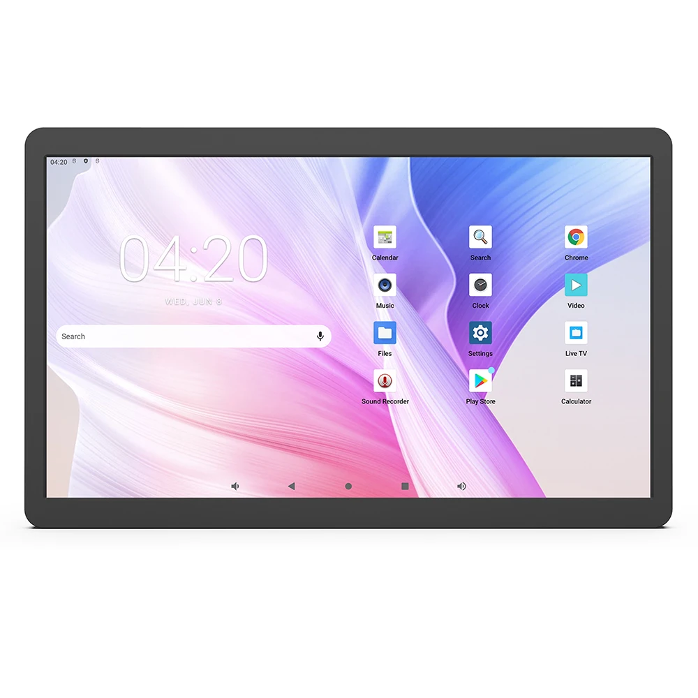 Tablet PC de parede para indústria, 21,5 polegadas, Android PoE Plus, Monitor com funções completas,