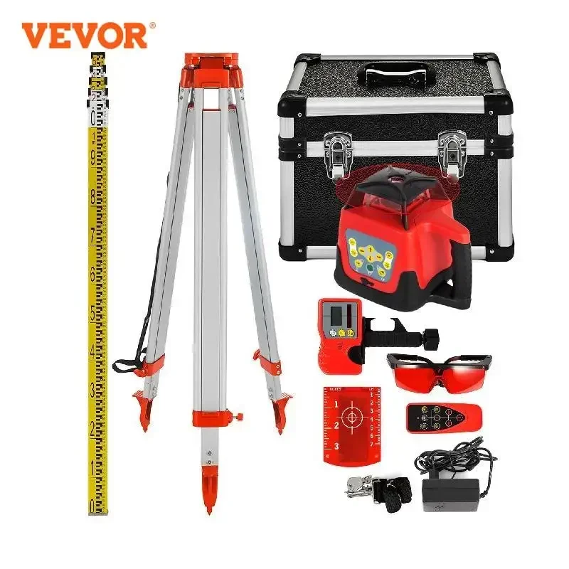Vevor laser level 360 rotierende automatische selbst nivellierende ± 5 Grad mit Stativ und Personal