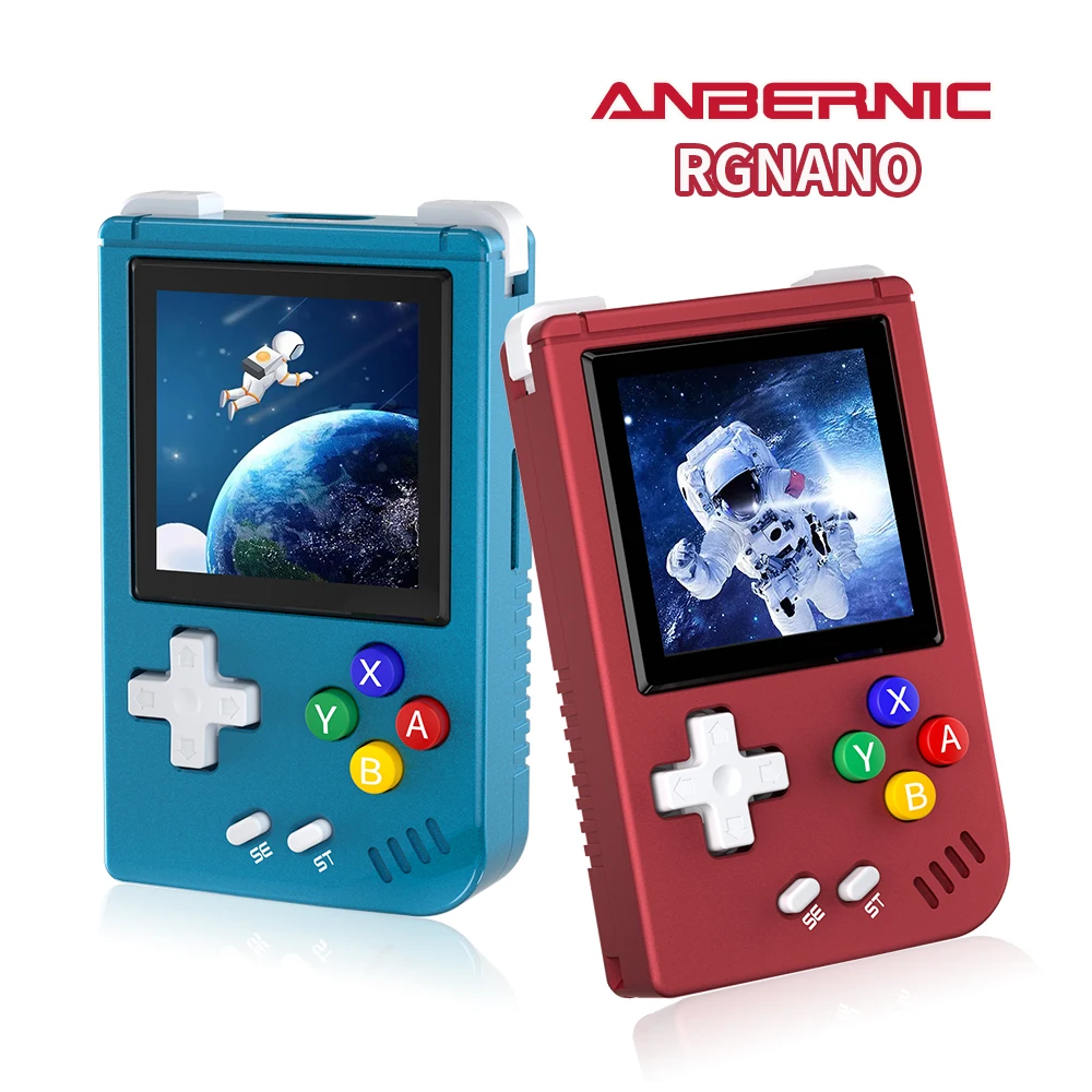 Anbernic rg nano mini retro handheld spiel konsole 1.54 "ips bildschirm linux system klassisches