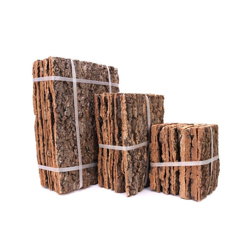 15/30/60cm champagne tree bark Fish Tank Driftwood Climber Reptile Lizard bark Cork Christmas elm
