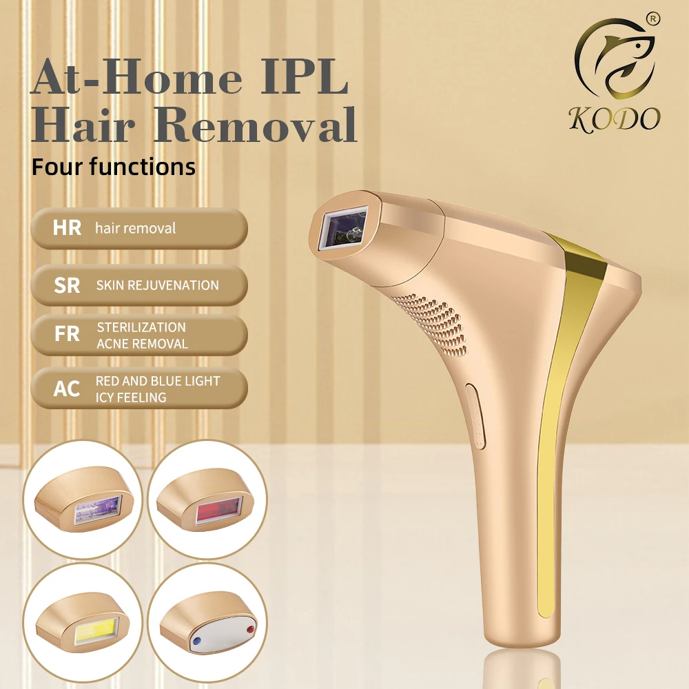 Kodo 2024 High-End-Anpassung Eis laser Haaren tfernung Laser Epilierer permanente IPL schmerzlose