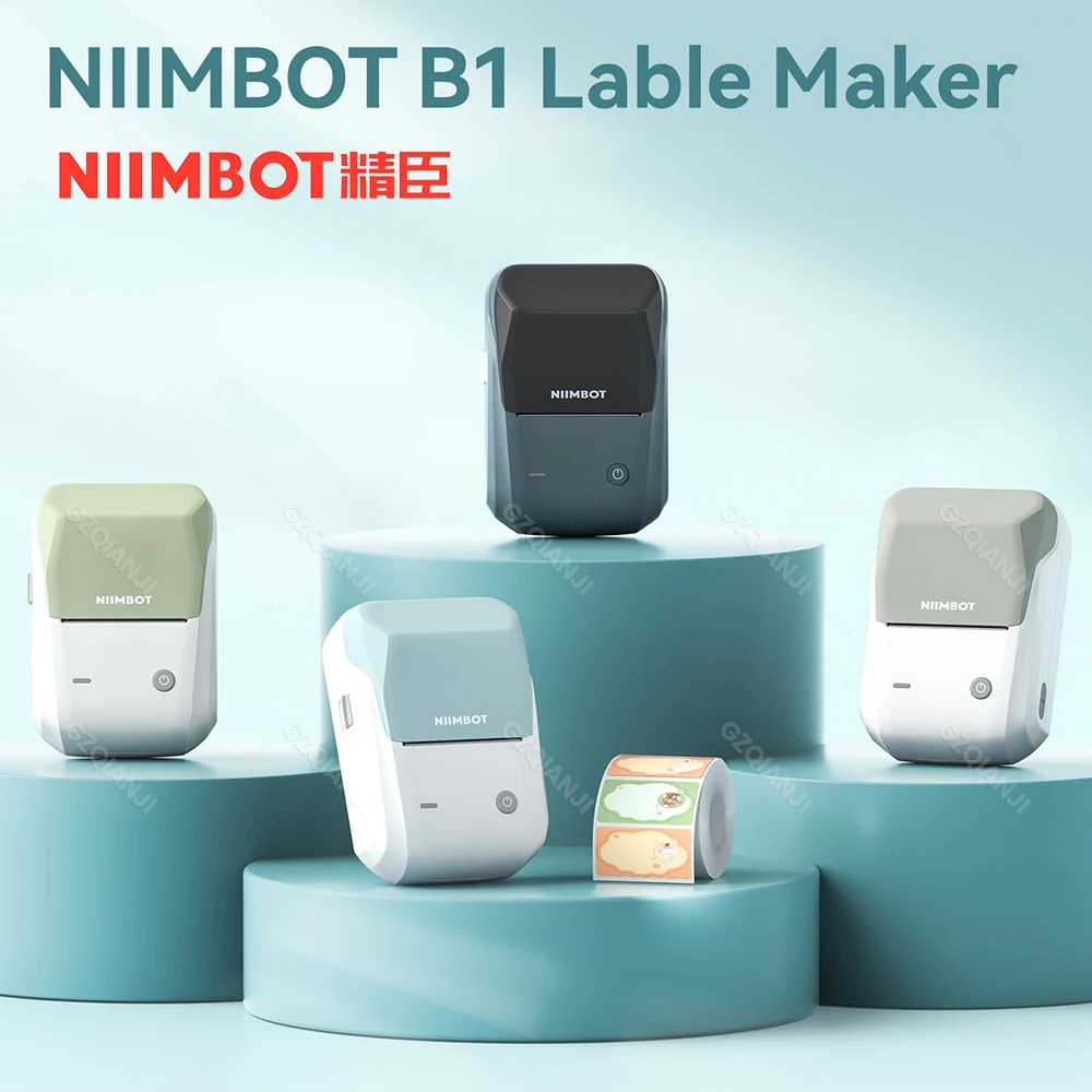 B1 niimbot inkless etiketten hersteller handheld mobile bluetooth kleber aufkleber business etikett