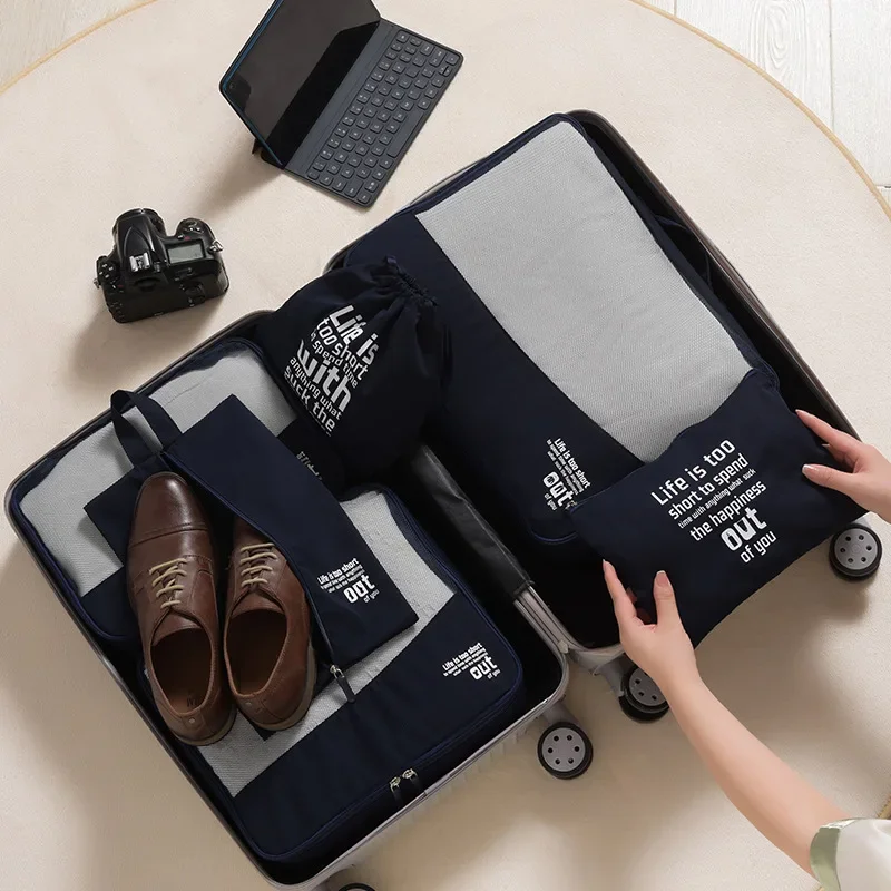 Set-6-teilige wasch bare Verpackung Cube stravel Essentials Packing Organizer für Kleidung und