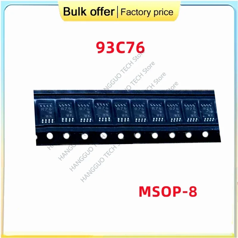5 teile/los original c76 93 c76 r76 c76 MSOP-8 micro kleine acht-pin quadratische automotive