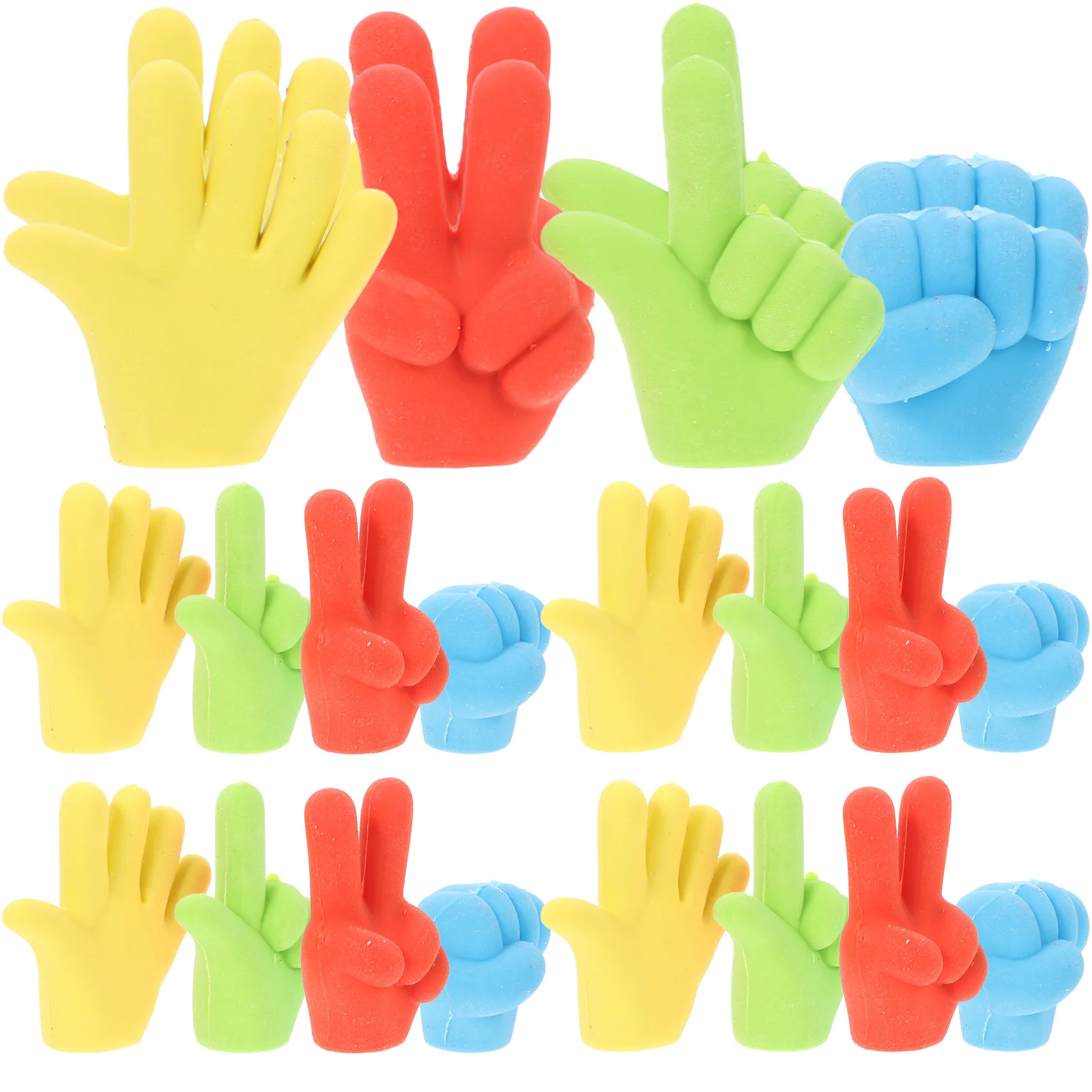 24 Stück Radiergummi Radiergummis für Kinder Bulk Gummi tragbare Finger Bleistift Student Geschenke