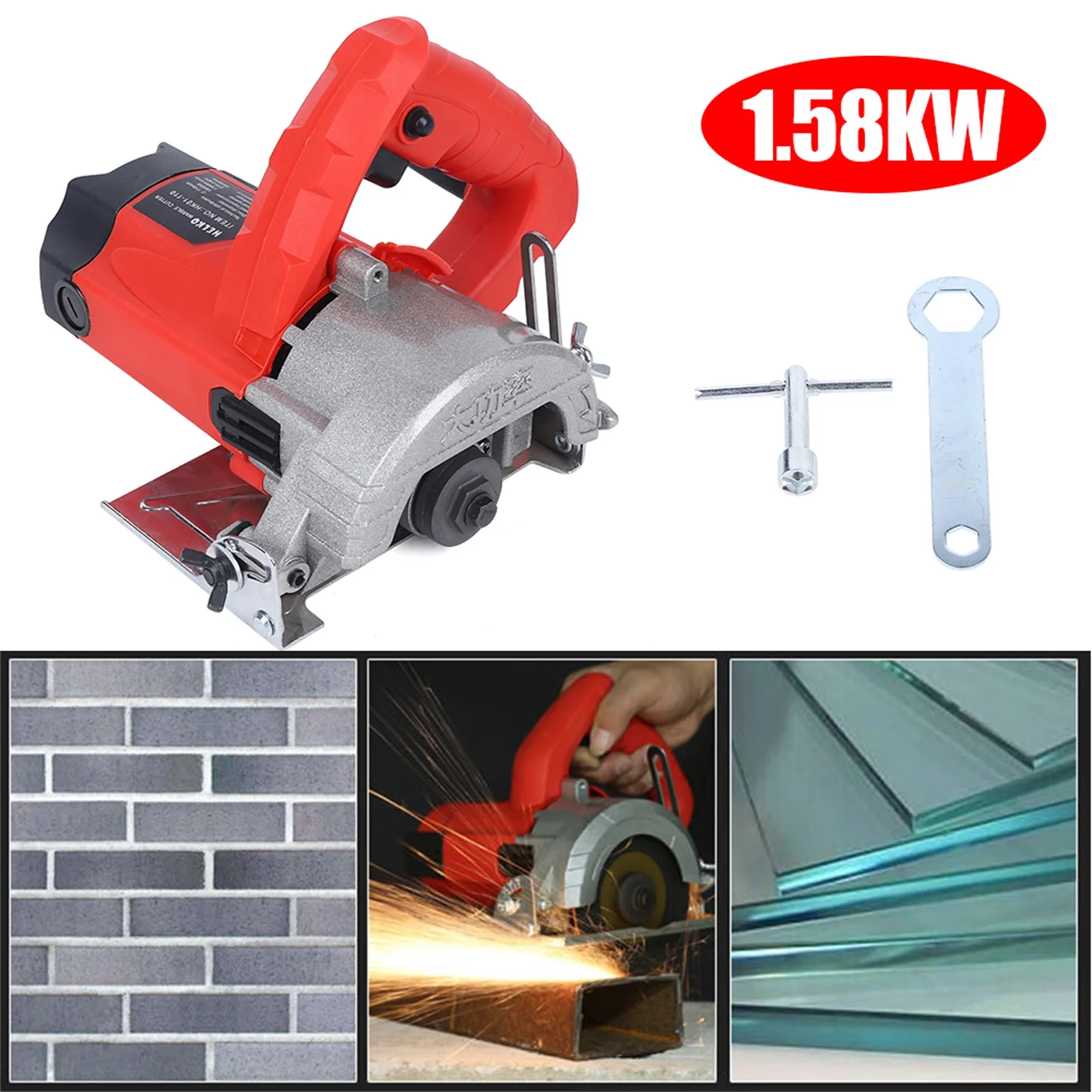 Handheld elektrische 1580w Trocken fliesen Holz Steins ch neider Säge Schnitt Boden Wand maschine