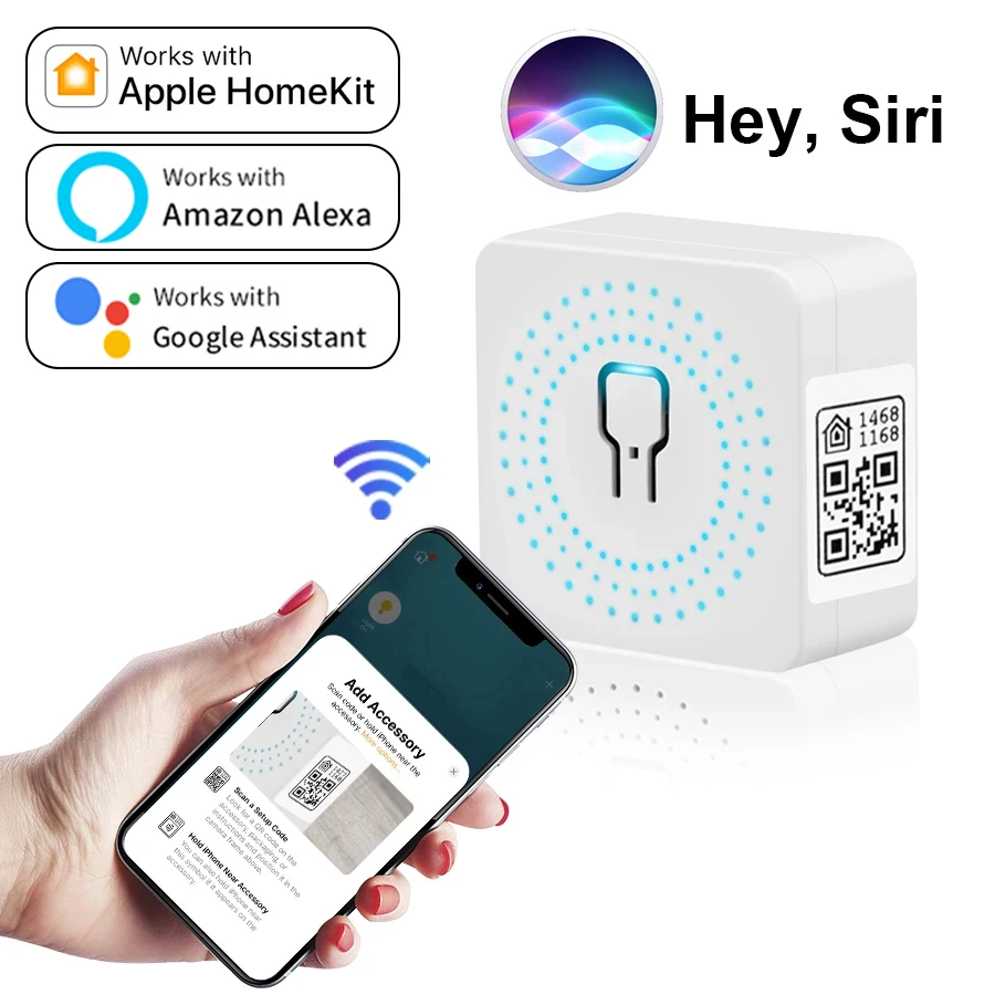 Cozylife homekit mini smart wifi schalter schalter home elektrisches relais 16a 2-wege drahtlose