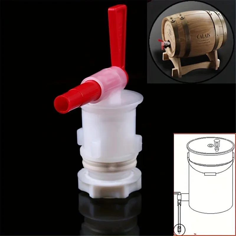 1pc Plastik abfüllung Eimer Zapfen Wasserhahn für Homebrew Wein herstellung Bier
