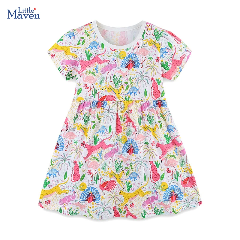 Kleine Maven Kinder kleidung Kinder kleidung Baby Mädchen Sommer neue Kleinkind Prinzessin Baumwolle