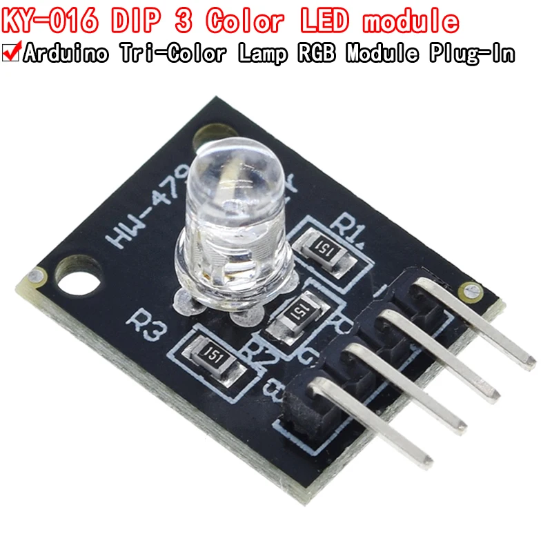 Smart electronics 4pin rgb modul KY-016 drei farben 3 farbe rgb led sensor modul für arduino diy