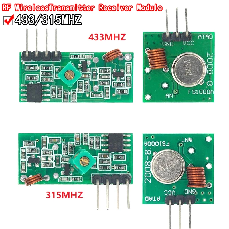 Smart Electronics 433MHz HF-Sender-und Empfängermodul-Link-Kit für Arduino/Arm/MCU WL DIY