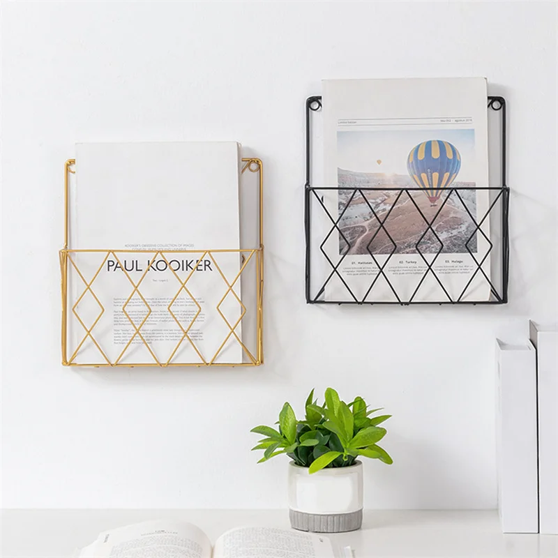 1pc moderne Wand magazine Zeitungs regal Home Schlafzimmer hängen Buch Display Regal