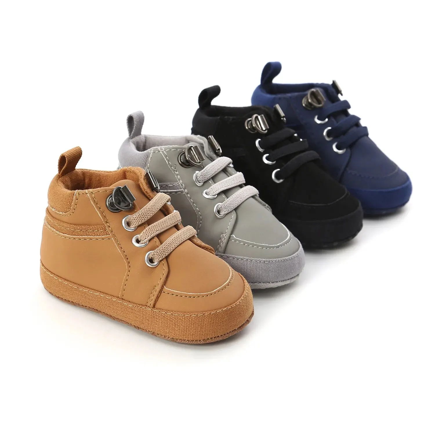 Babys chuhe Jungen Mädchen High Top lässig weiche Sohle Neugeborenen Kleinkind Sport 0-18 Monate