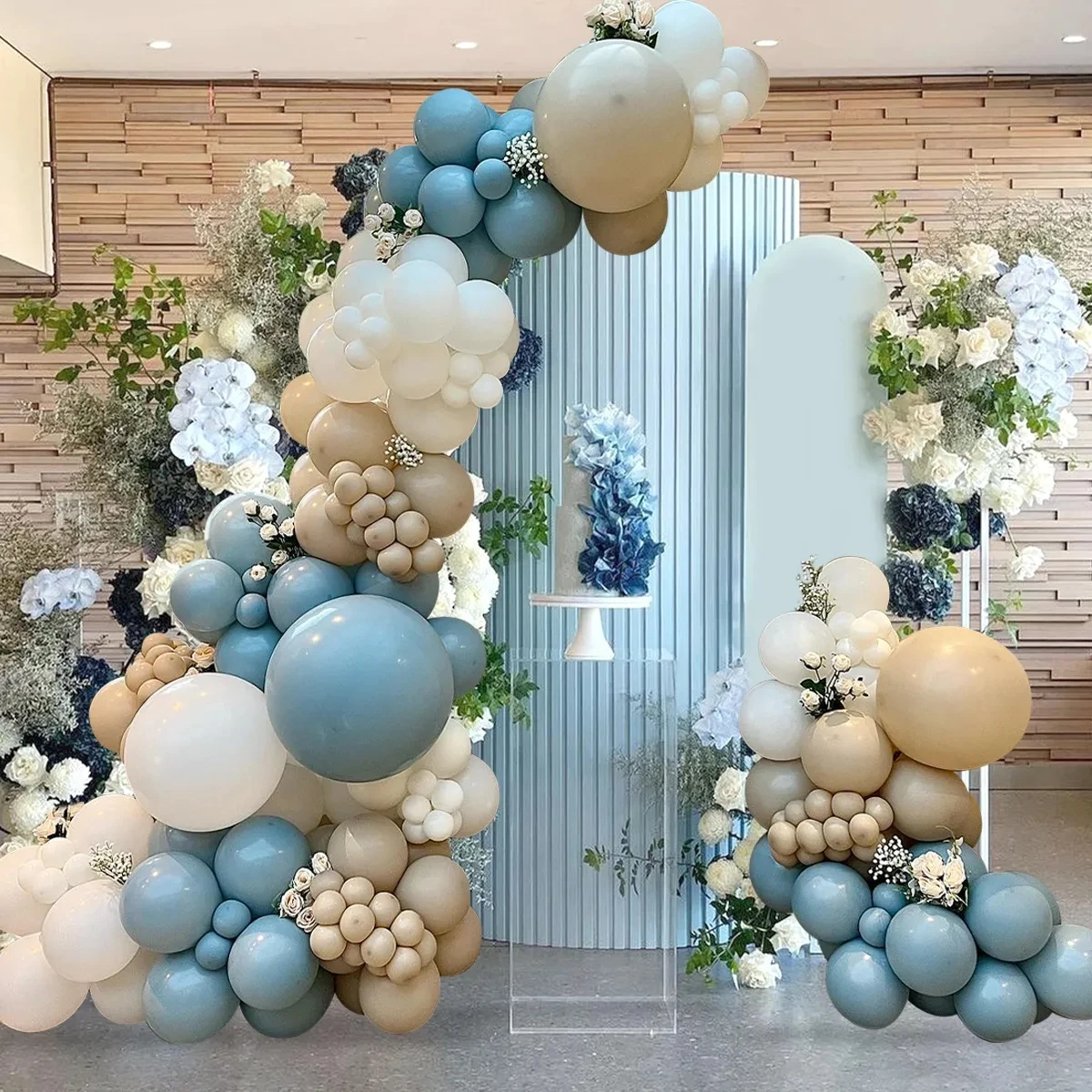 Baby blau Ballon Girlande Bogen Set für Geschlecht enthüllt Jungen oder Mädchen Geburtstags feier